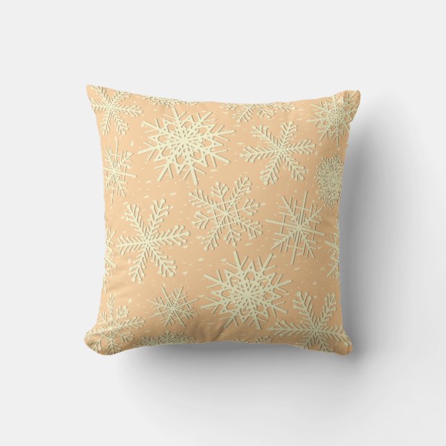 Snowflake pattern cushion (Front)