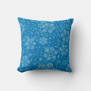 Snowflake pattern cushion