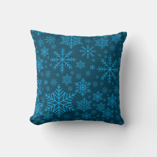 Snowflake pattern cushion