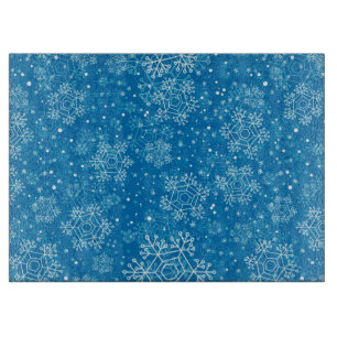 Snowflake pattern cutting board