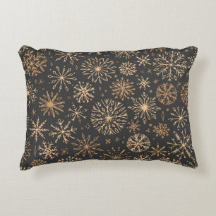 Snowflake pattern	 decorative cushion