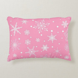 Snowflake pattern	 decorative cushion