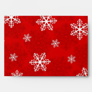 Snowflake pattern envelope