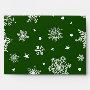 Snowflake pattern envelope