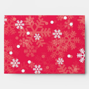 Snowflake pattern envelope