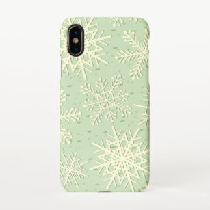 Snowflake pattern iPhone case