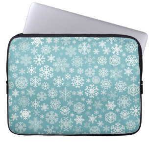 Snowflake pattern	 laptop sleeve