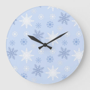 Snowflake pattern	 large clock
