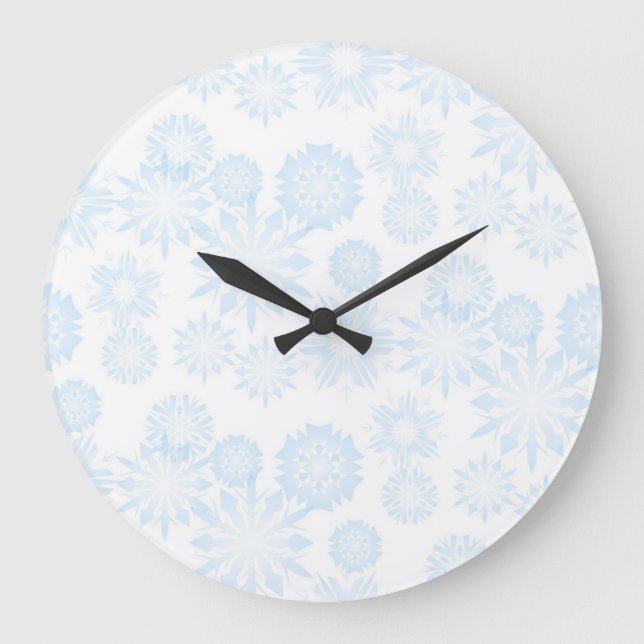 Snowflake pattern	 large clock (Front)