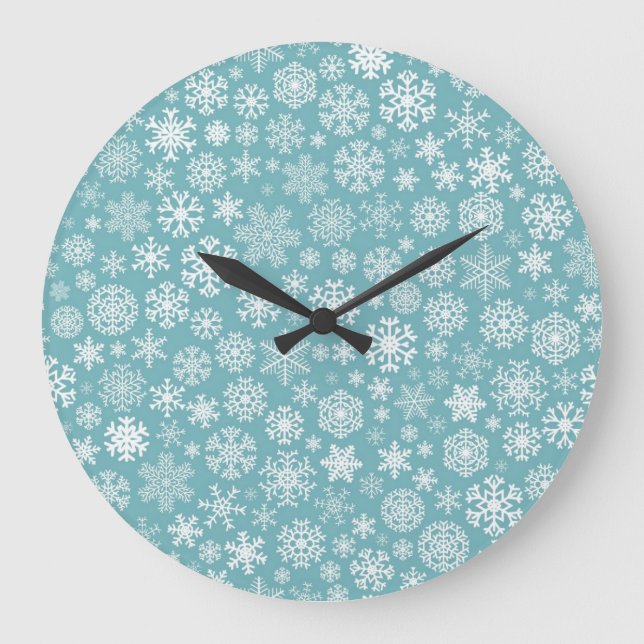 Snowflake pattern	 large clock (Front)
