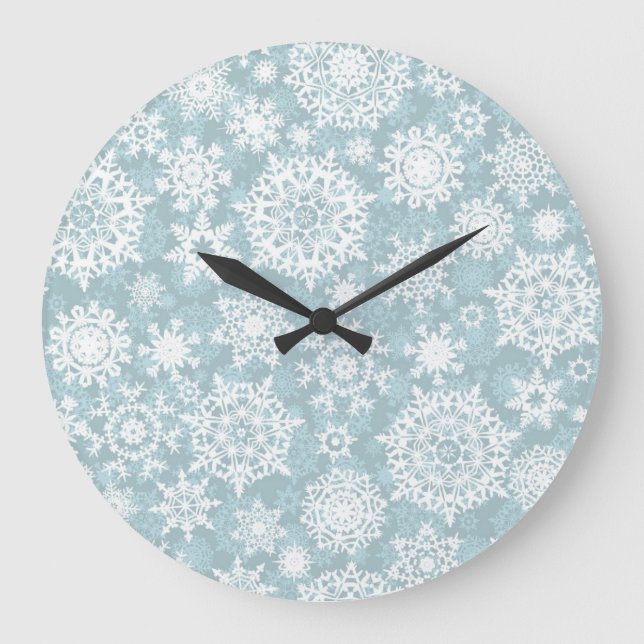 Snowflake pattern	 large clock (Front)