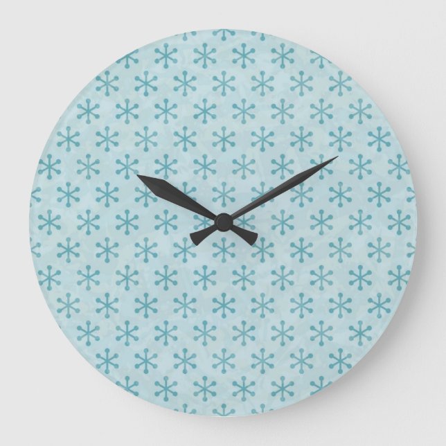 Snowflake pattern	 large clock (Front)