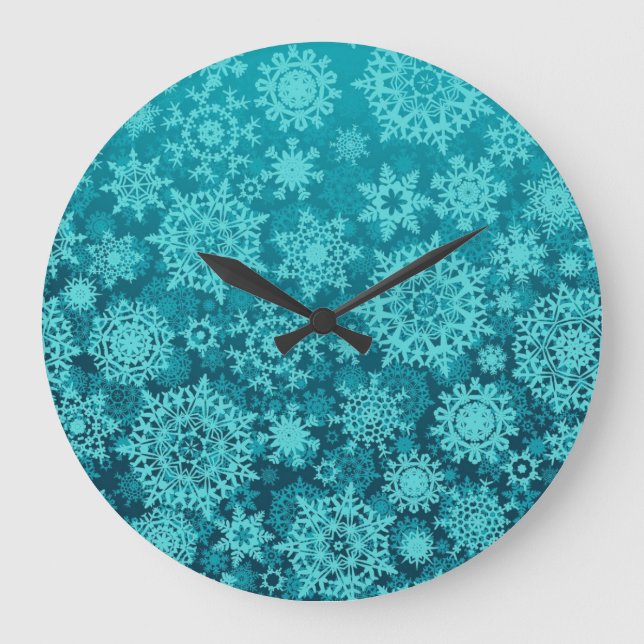 Snowflake pattern	 large clock (Front)