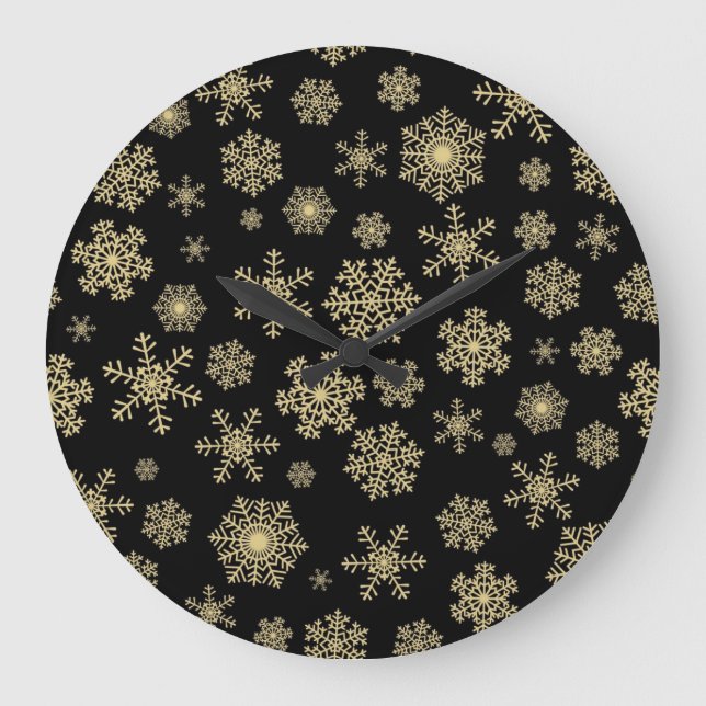Snowflake pattern	 large clock (Front)