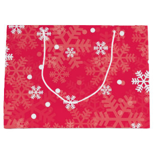 Snowflake pattern	 large gift bag