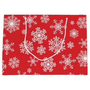 Snowflake pattern	 large gift bag