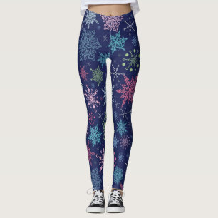 Snowflake pattern	 leggings