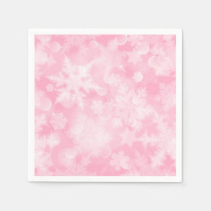 Snowflake pattern napkin