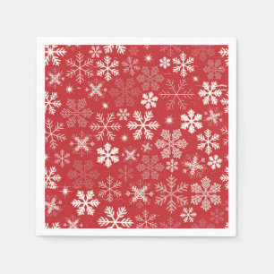 Snowflake pattern napkin