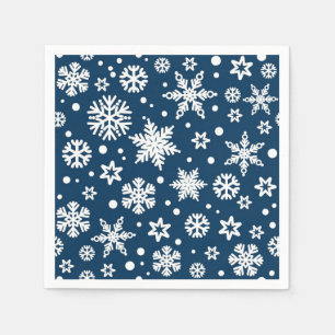 Snowflake pattern napkin