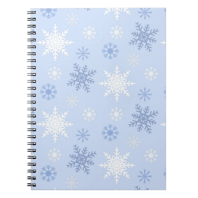 Snowflake pattern	 notebook (Front)