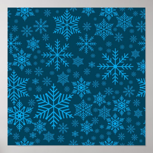 Snowflake pattern	 poster (Front)