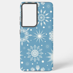 Snowflake pattern samsung galaxy case
