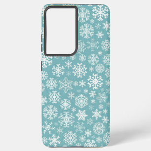 Snowflake pattern samsung galaxy case