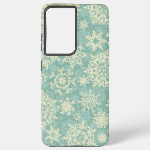 Snowflake pattern samsung galaxy case