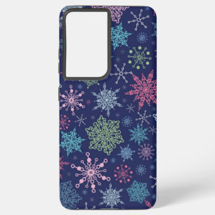 Snowflake pattern samsung galaxy case