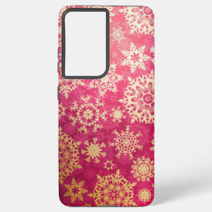 Snowflake pattern samsung galaxy case