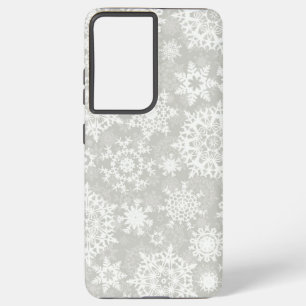 Snowflake pattern samsung galaxy case