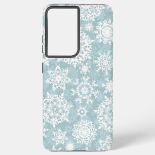 Snowflake pattern samsung galaxy case