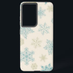 Snowflake pattern samsung galaxy case<br><div class="desc">For true lovers of snowflakes</div>