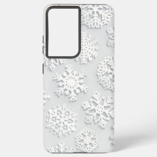 Snowflake pattern samsung galaxy case