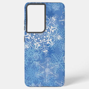 Snowflake pattern samsung galaxy case