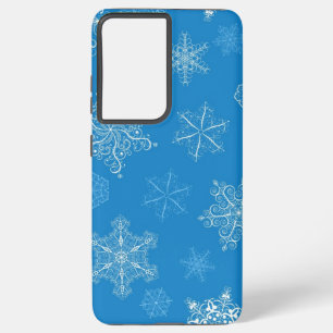 Snowflake pattern samsung galaxy case