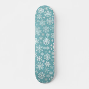 Snowflake pattern skateboard