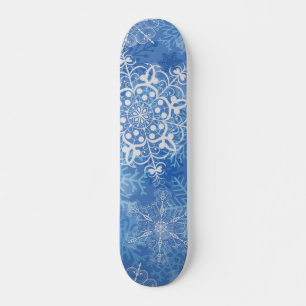Snowflake pattern	 skateboard