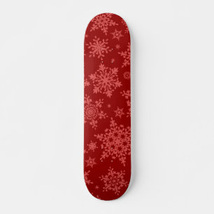 Snowflake pattern skateboard