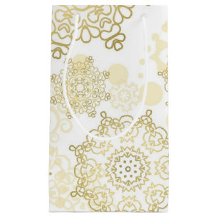 Snowflake pattern	 small gift bag