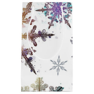 Snowflake pattern	 small gift bag