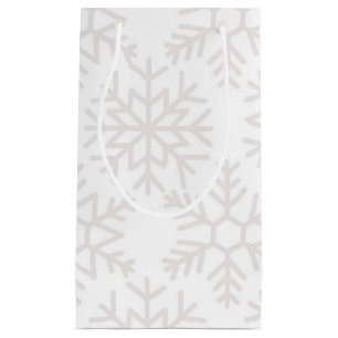 Snowflake pattern	 small gift bag