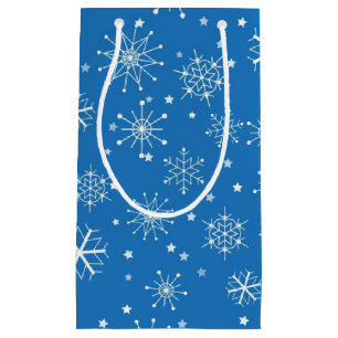 Snowflake pattern	 small gift bag
