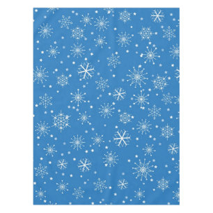 Snowflake pattern tablecloth