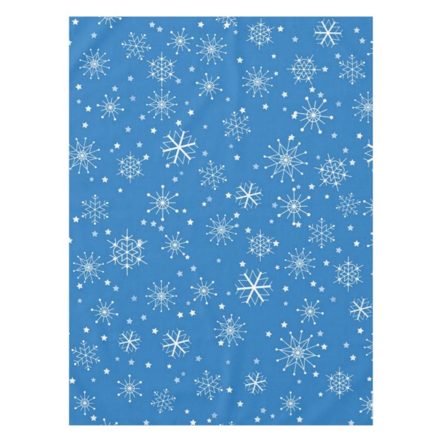 Snowflake pattern	 tablecloth (Front)