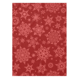 Snowflake pattern tablecloth