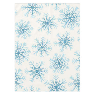 Snowflake pattern tablecloth
