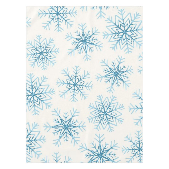 Snowflake pattern	 tablecloth (Front)