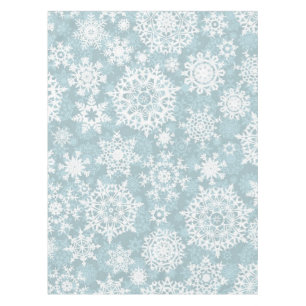 Snowflake pattern tablecloth